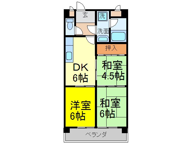 愛協ビルの物件間取画像