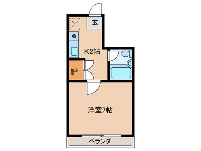 福田ビルの物件間取画像