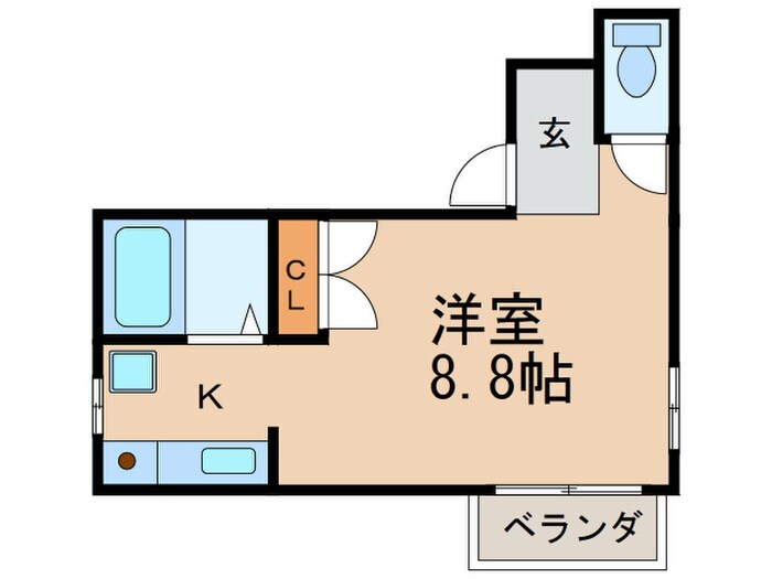 シェリーアルモンの物件間取画像