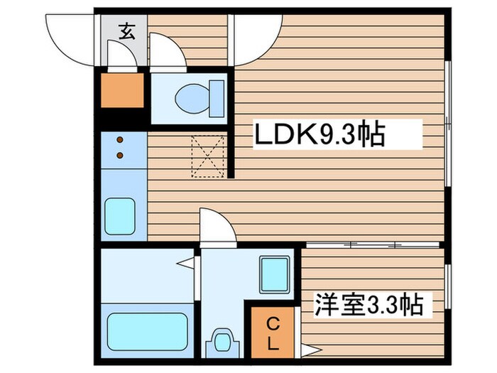 ｑｕａｄｏｒ新瑞橋の物件間取画像