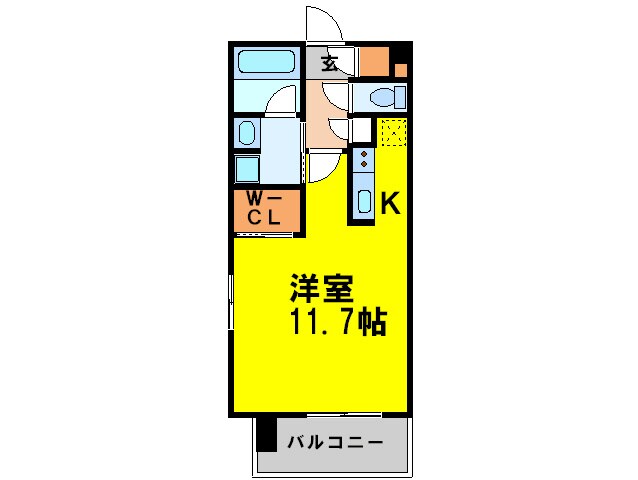 アデグランツ大須の物件間取画像