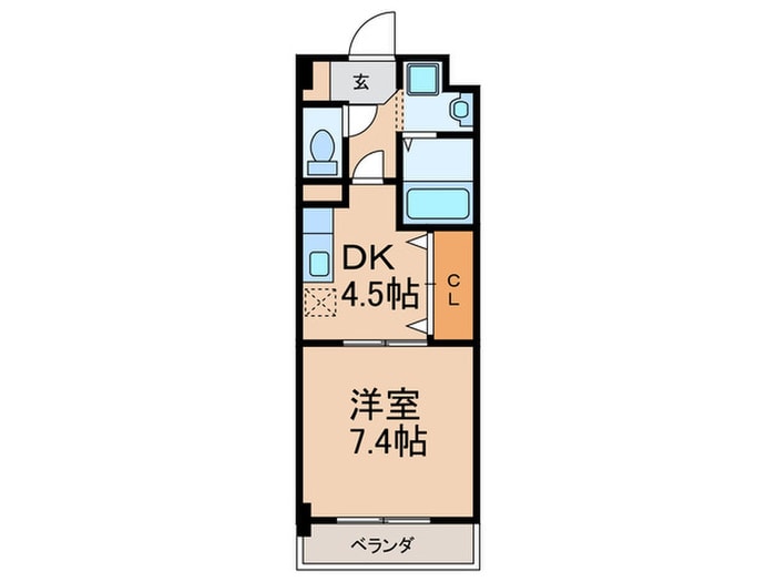 ポポラ－レ白鳥の物件間取画像