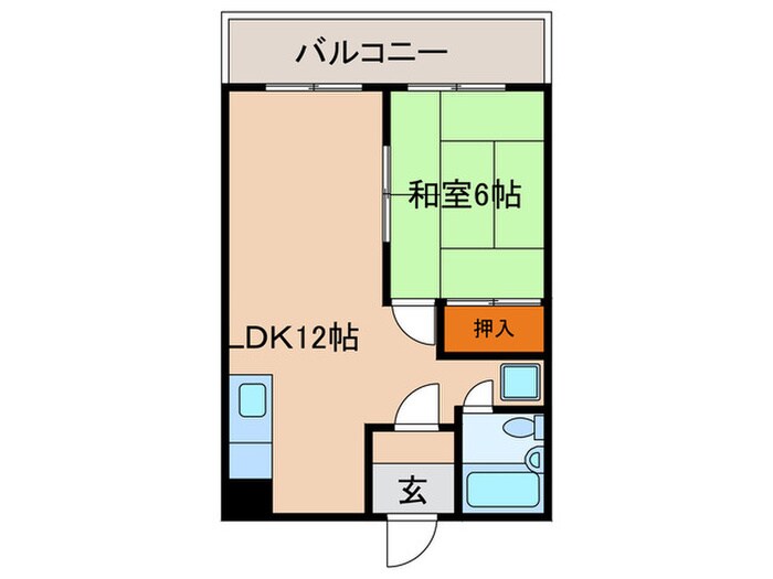 栄ｽｶｲﾀｳﾝの物件間取画像