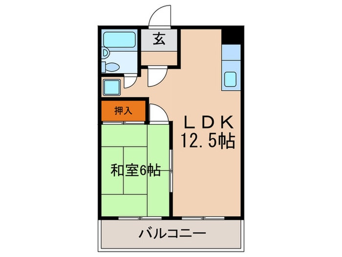 栄ｽｶｲﾀｳﾝの物件間取画像