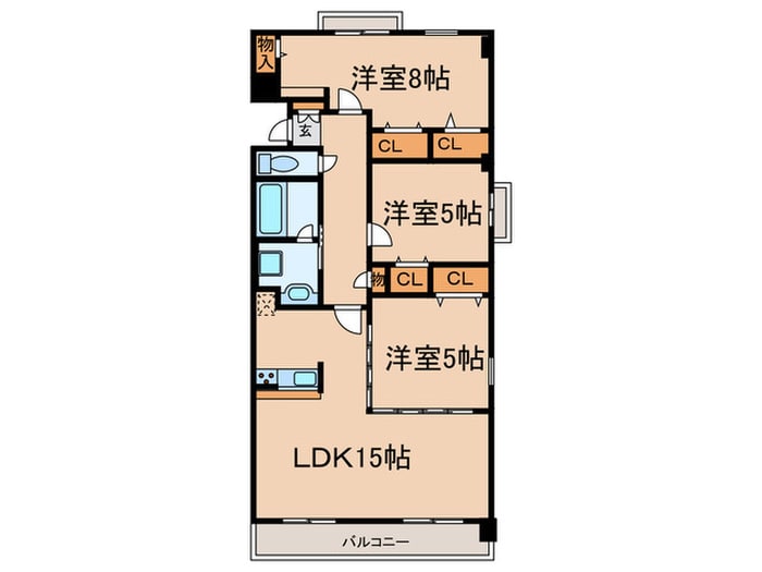 アザレー植園の物件間取画像