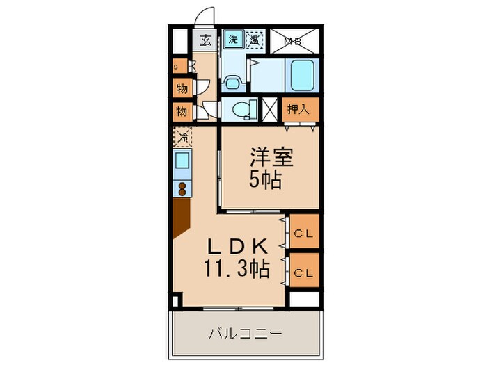 プレステ－ジ新栄の物件間取画像