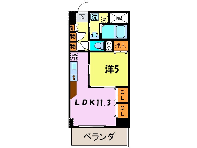 プレステ－ジ新栄の物件間取画像