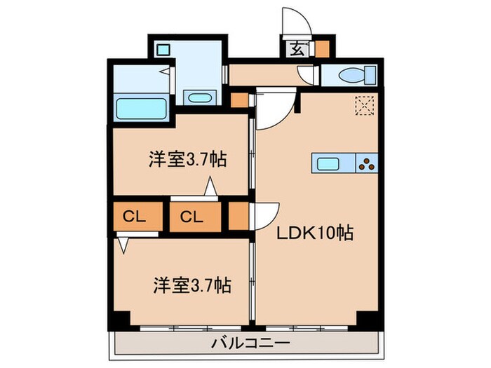 ﾌﾟﾚｻﾝｽ名古屋菊井ｾﾙｶ(1301)の物件間取画像