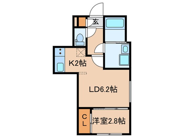 quador今池EASTの物件間取画像