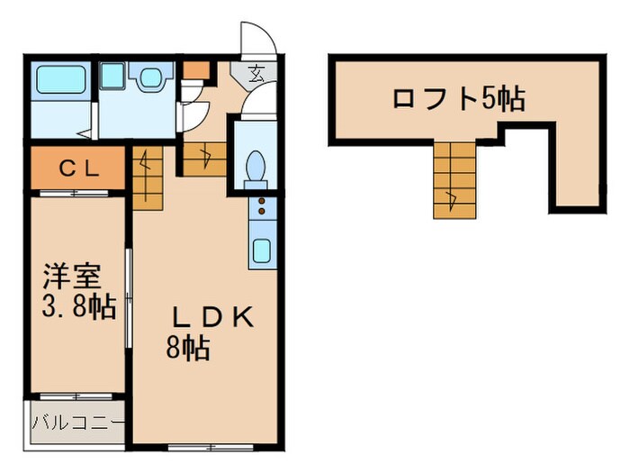 本陣テラスの物件間取画像
