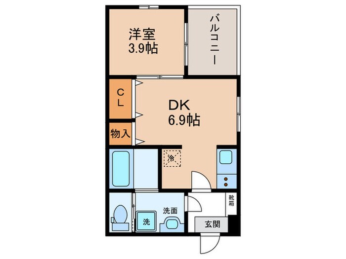 Camellia烏森の物件間取画像