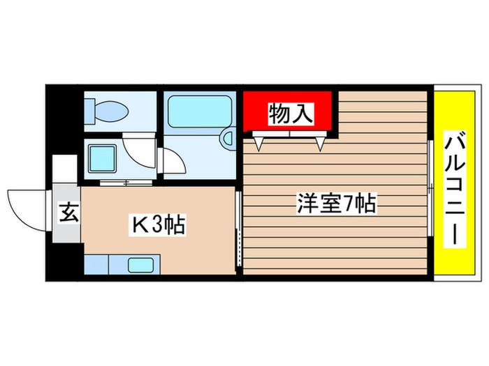 アネックス・シオガマの物件間取画像