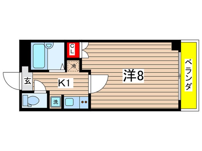 荒畑ビリーブ館の物件間取画像