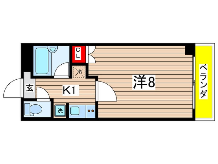 荒畑ビリーブ館の物件間取画像