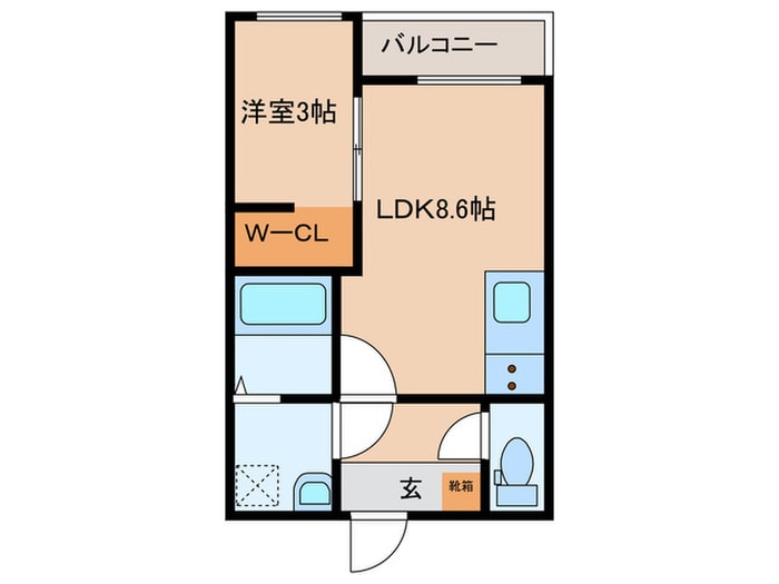 MOVE岩塚の物件間取画像