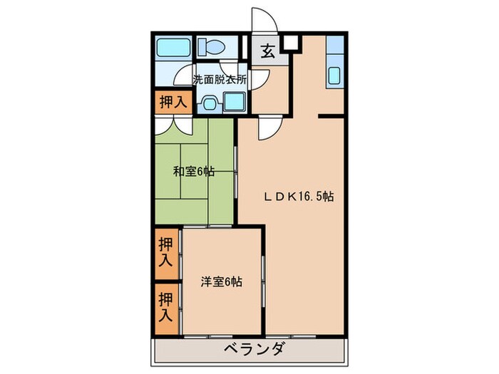 プレシオ－サ見附の物件間取画像