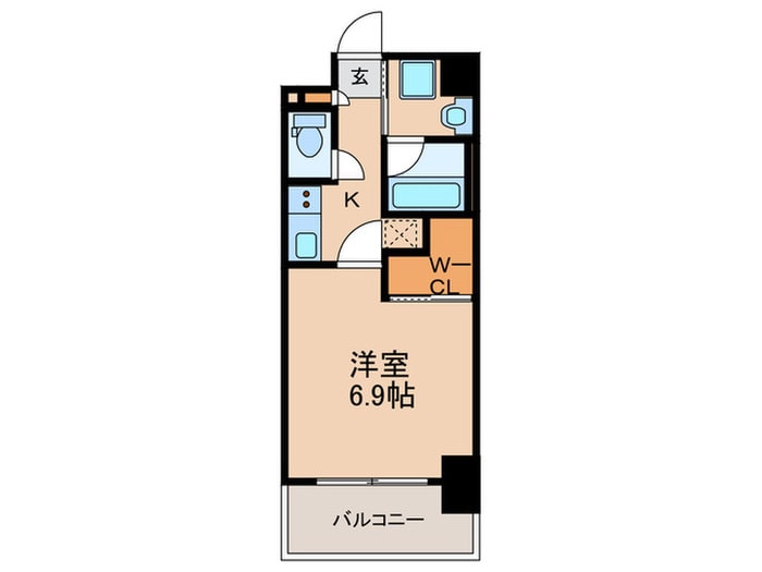 シーズンフラッツ矢場の物件間取画像