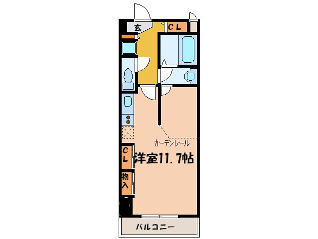 クリサスレジデンス枇杷島の物件間取画像