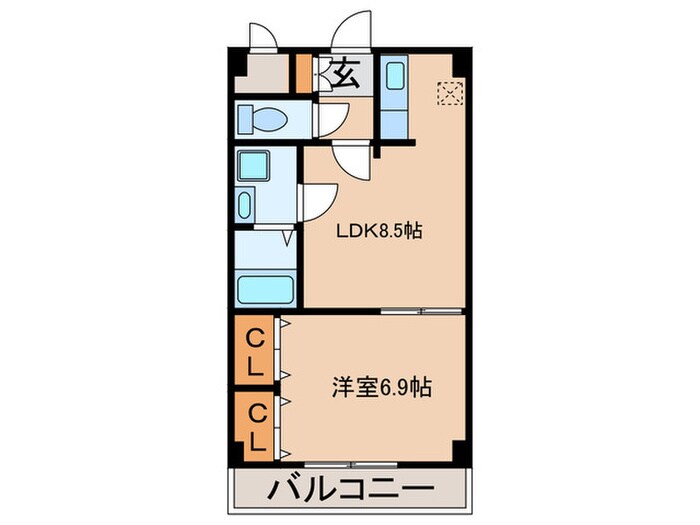 アンシャンテ車道の物件間取画像