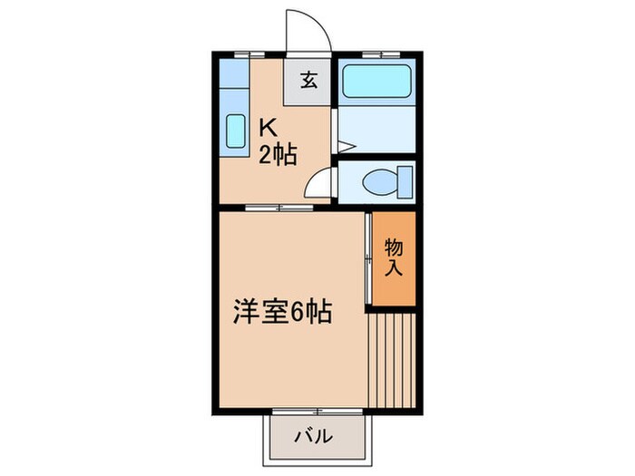 シングルハウス泉の物件間取画像