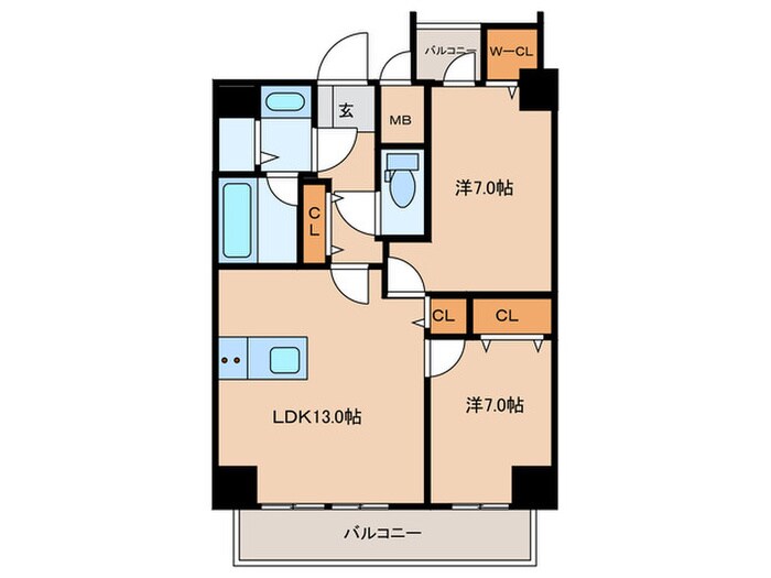 SK　BUILDING‐10の物件間取画像