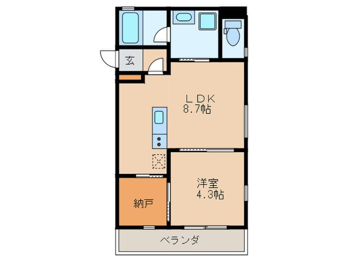 コンフォートシティの物件間取画像