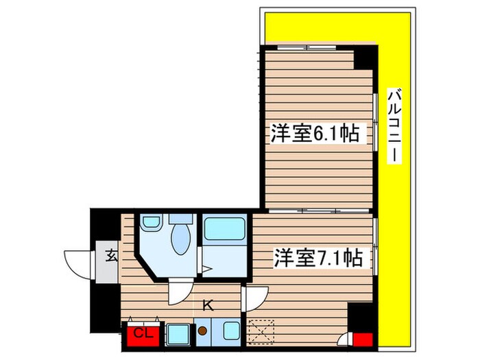 La  Douceur新栄の物件間取画像