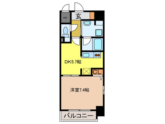 リバ－ジュの物件間取画像