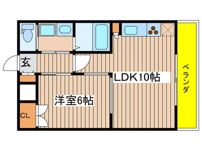 Ｒ－ＣＯＵＲＴ泉の物件間取画像