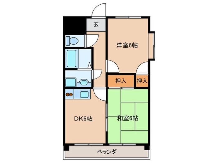 アクシスコ－トの物件間取画像