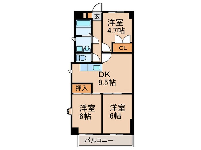 物件間取画像