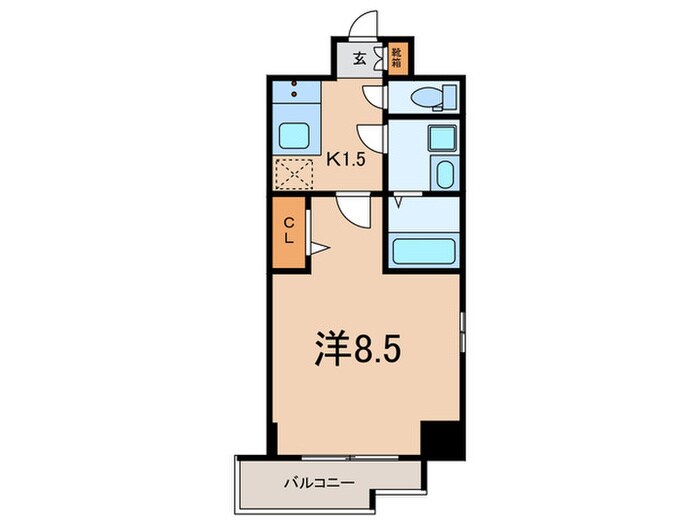 ﾌｧｽﾃｰﾄ名古屋駅前ｱﾙﾃｨｽ(1205)の物件間取画像