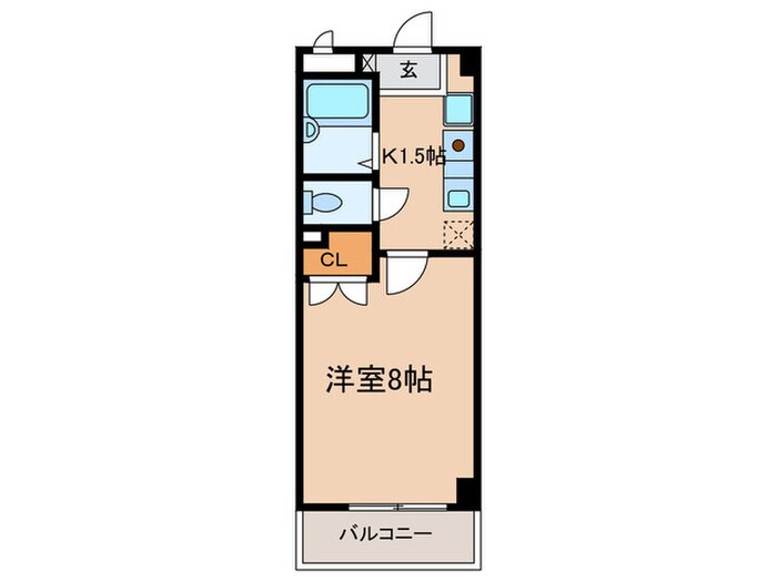 アンテノール黒川の物件間取画像