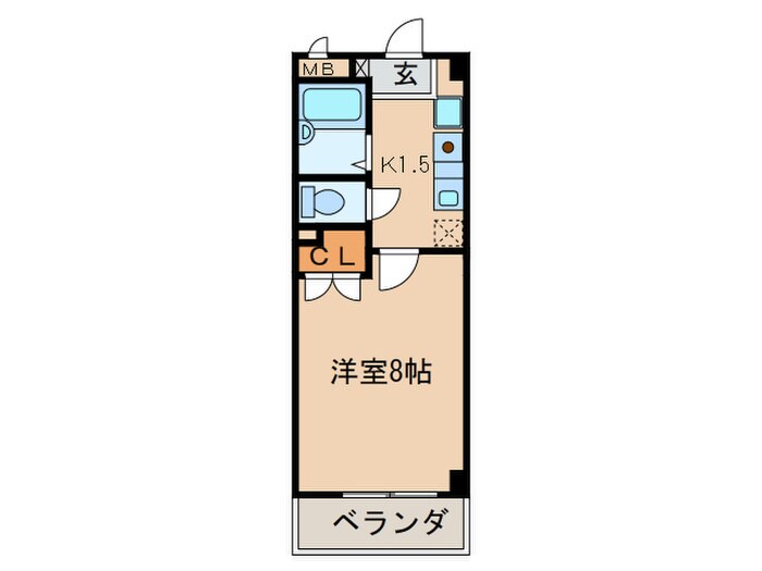 アンテノール黒川の物件間取画像