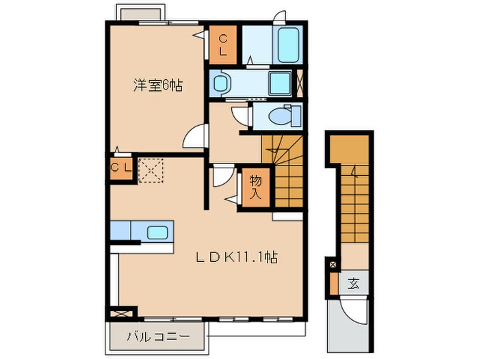 コンパーニョの物件間取画像