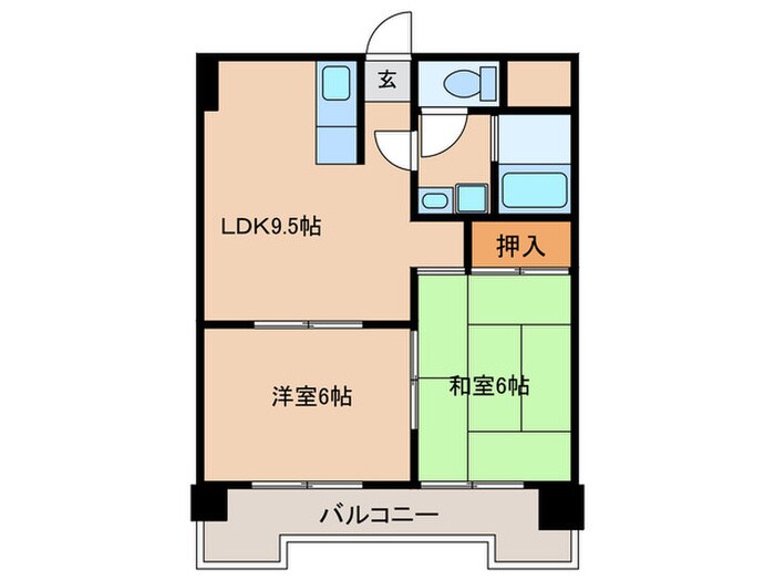 カサ松下の物件間取画像