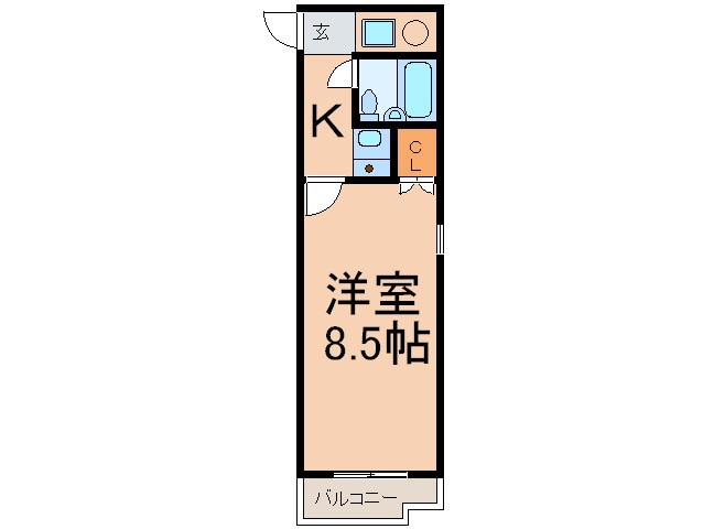 ニッシンハイツ千代田の物件間取画像