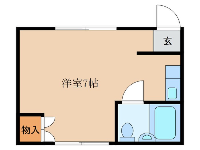メゾン第一の物件間取画像