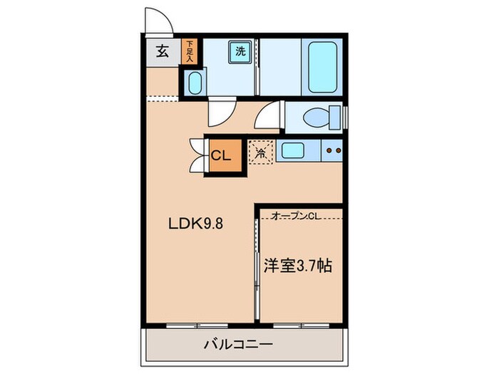 Ｎ－Ｈｉｌｌｓ扇町の物件間取画像