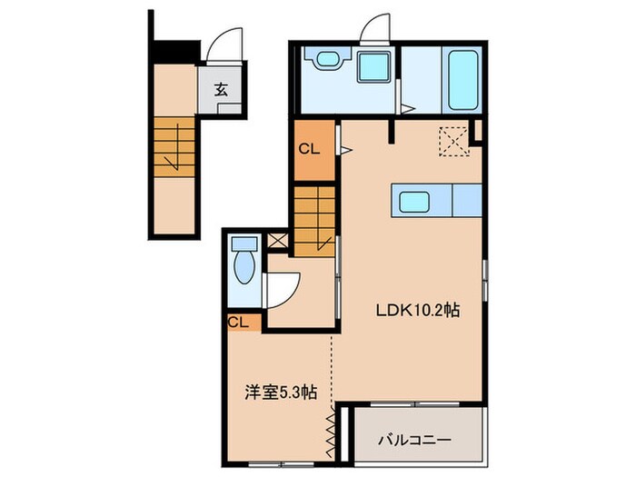 パインパークⅡの物件間取画像