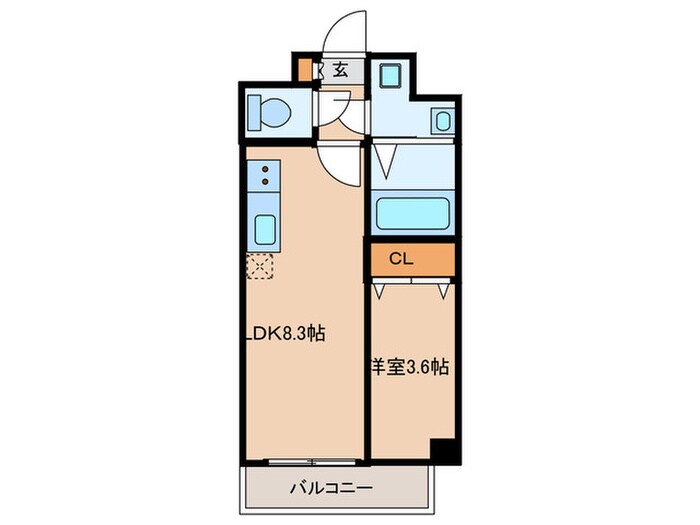 SOLメイクス浄心天神山の物件間取画像