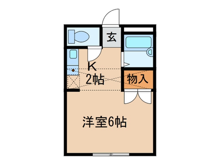 渓山Ⅱの物件間取画像