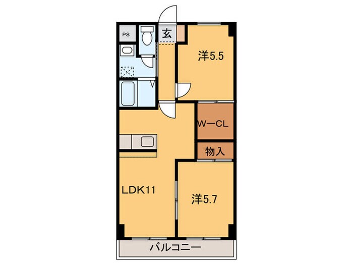 Ｍａｎｓｉｏｎ　Ｔ．Ｓ．Ｋの物件間取画像