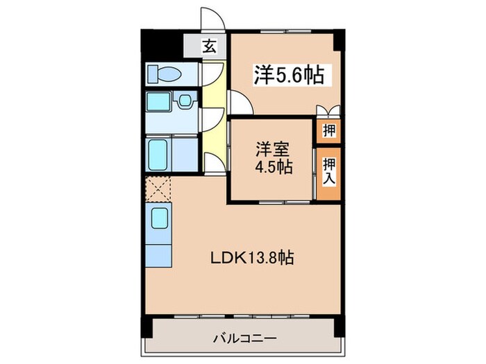 第２小島ビルの物件間取画像