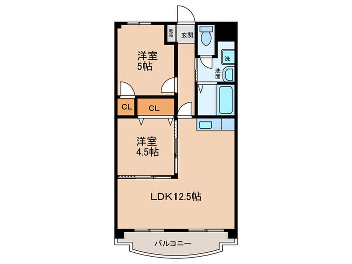 Bay Court SOUTHの物件間取画像