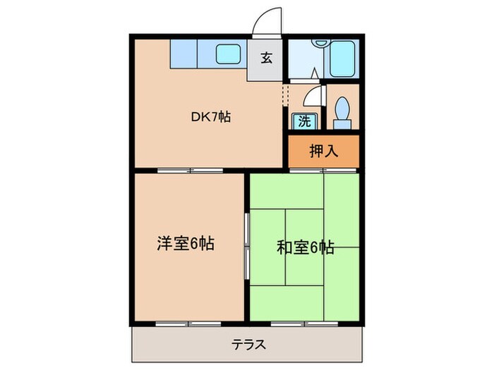 物件間取画像