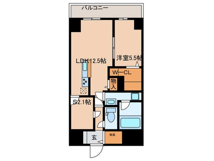 CLOVER泉の物件間取画像