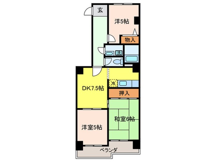 メゾン・ド・ラステアの物件間取画像