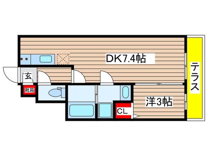 quador 御器所NOIRの物件間取画像