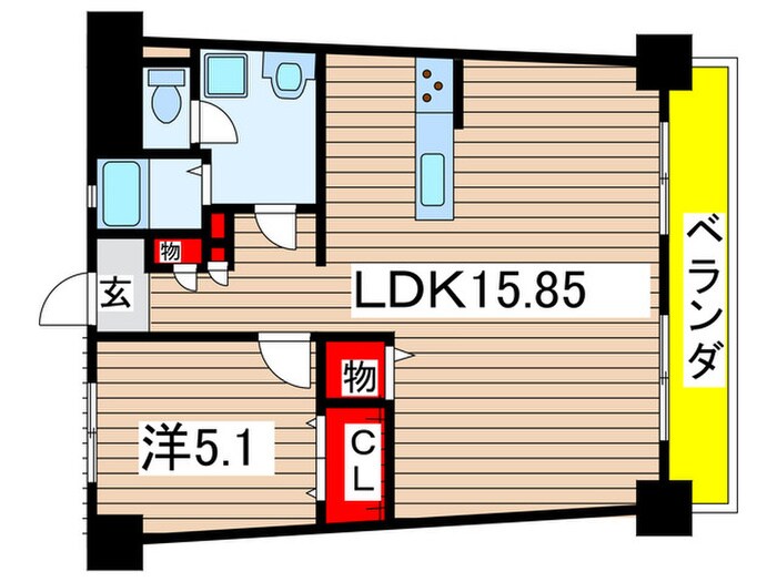 マルベリ－ヒル八事の物件間取画像